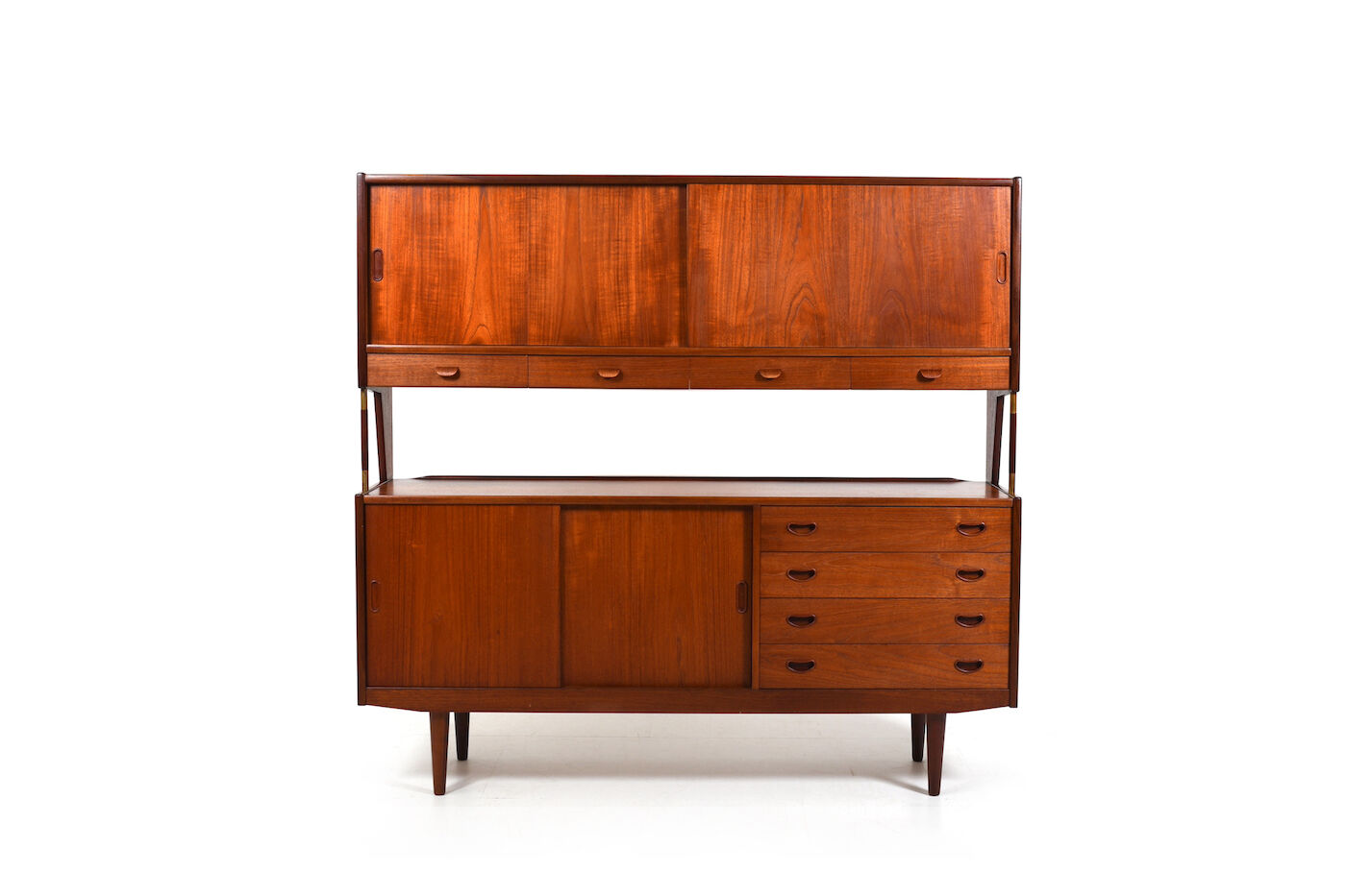 Fine Danish Top Cabinet / Sideboard in Teak 1950s