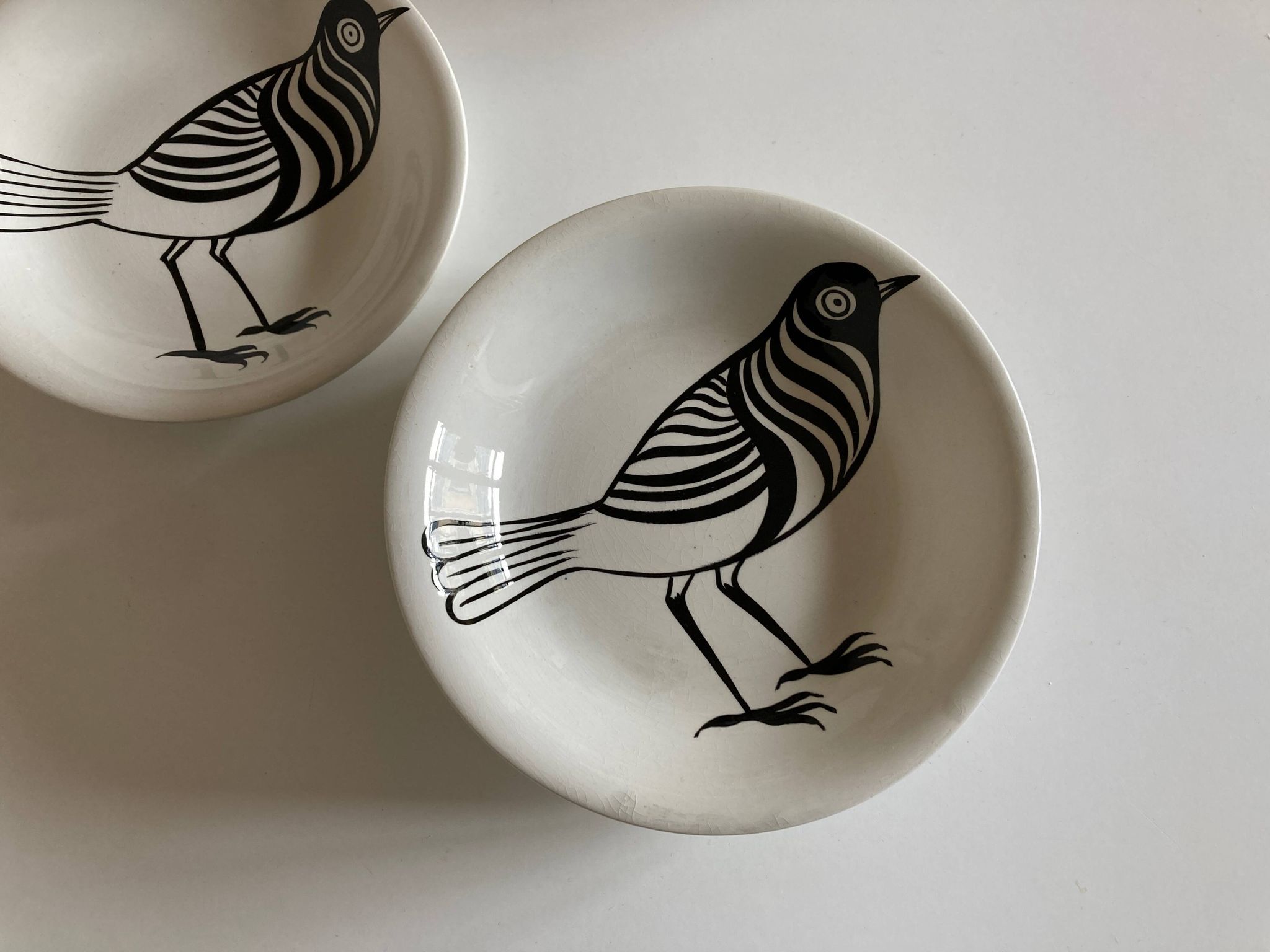 Set of 9 calotte plates by Robert Picault from 1970.
