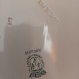 Iron Earth Oval Dish. Saint-Amand and Hamage