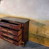 Petite commode époque Napoléon III en acajou