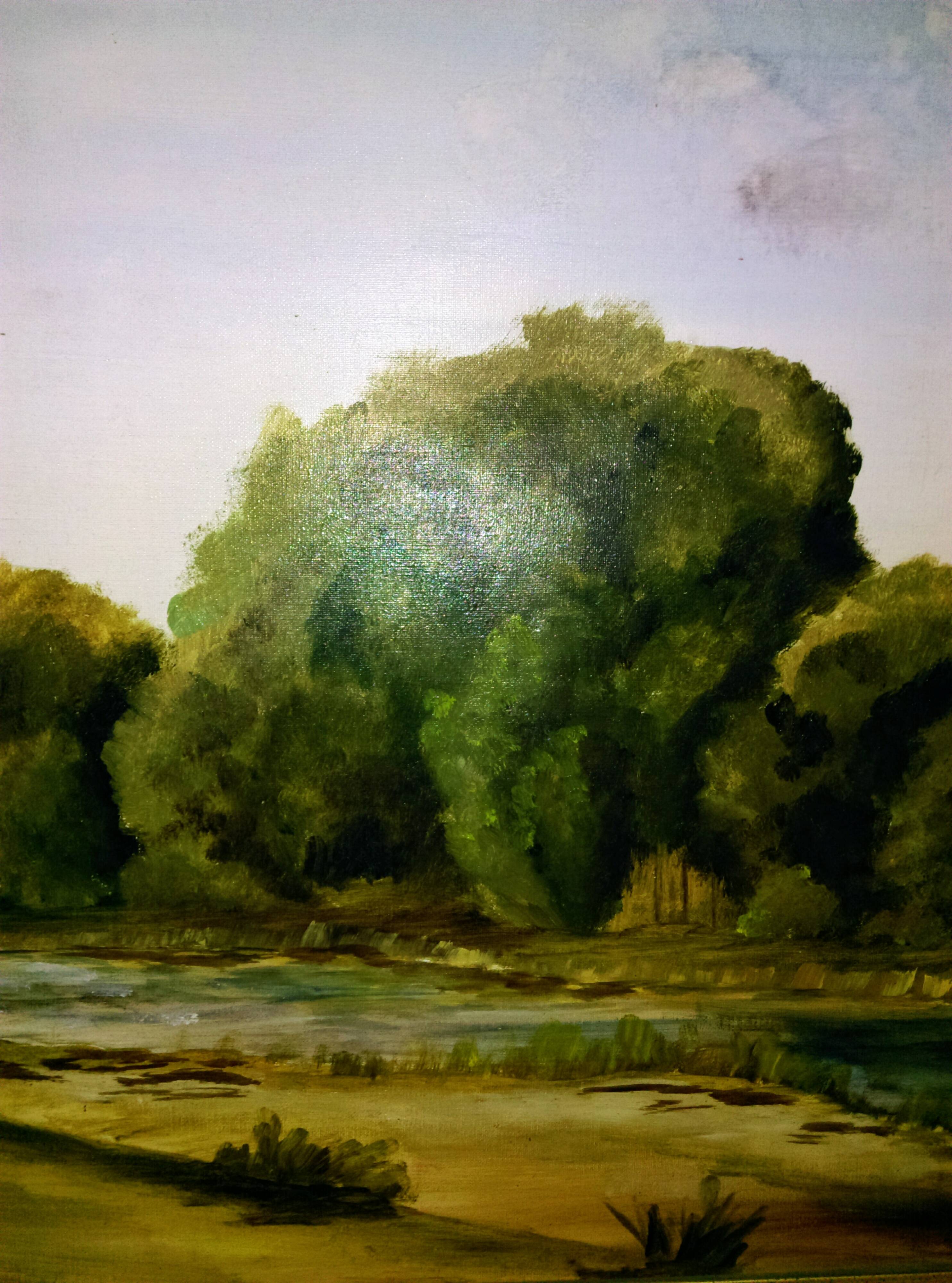 Oil on canvas signed (hardy)