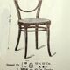 Deux chaises N°10 de Thonet 1870 noyer clair