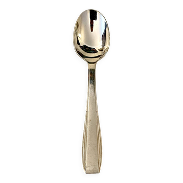 12 small antique silver-plated metal spoons by Christofle - Art Deco