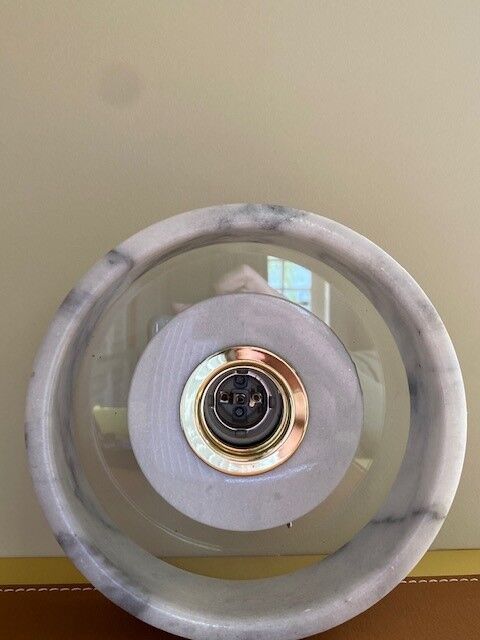 Tom Dixon wall lamp in marble and brass