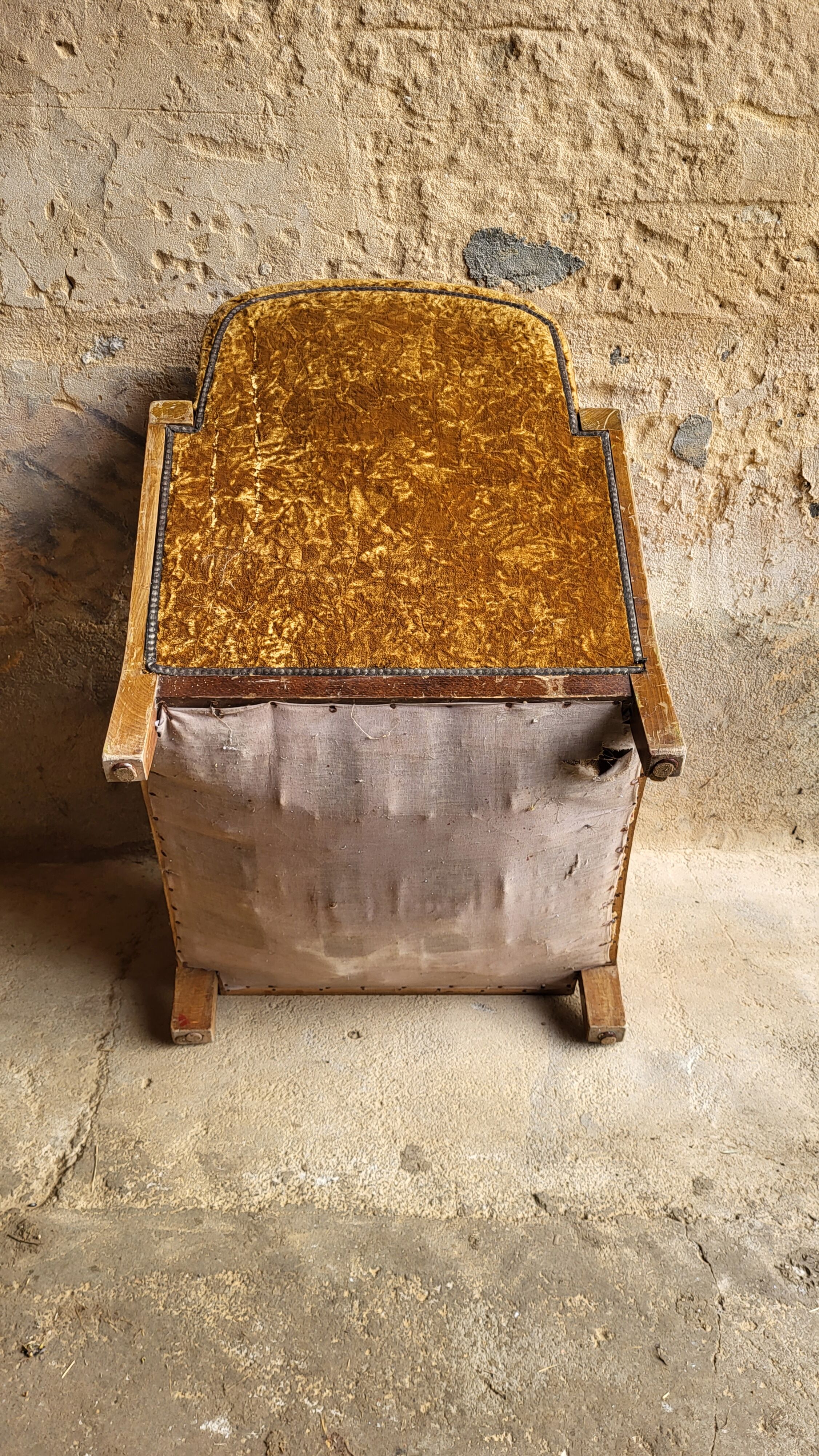 Art deco club armchair