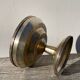 Art Deco footed cup in silver metal