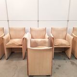 Ensemble de 6 fauteuils de pause Mario Bellini 401 - Cassina - années 1970