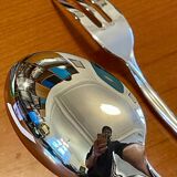 Christofle Galéa, 2 serving cutlery in very good condition.