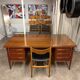 Bureau danois double face en teck, 1960