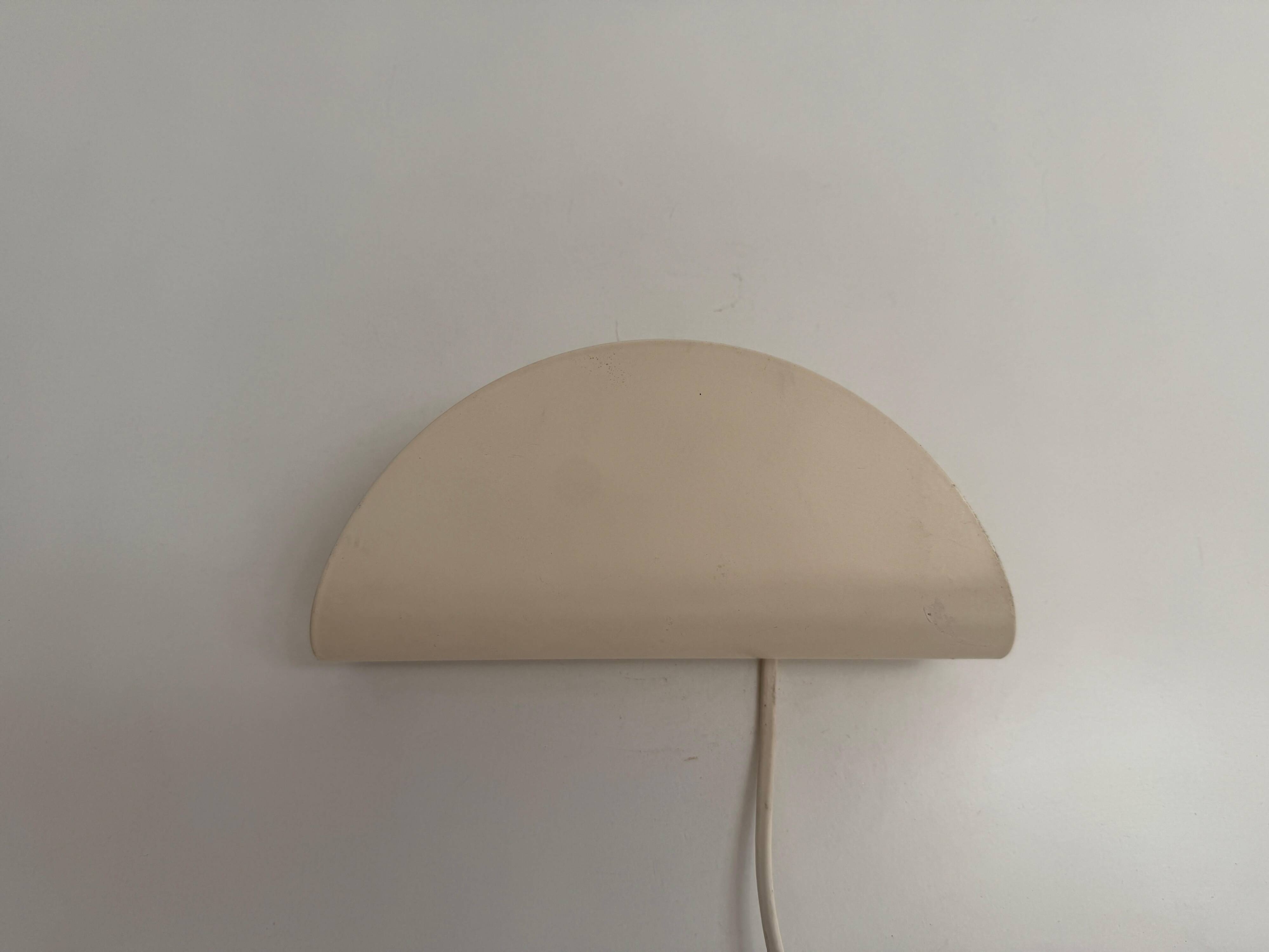 Set of three cream metal wall lights by Nordlux, 1980s, Sweden.
