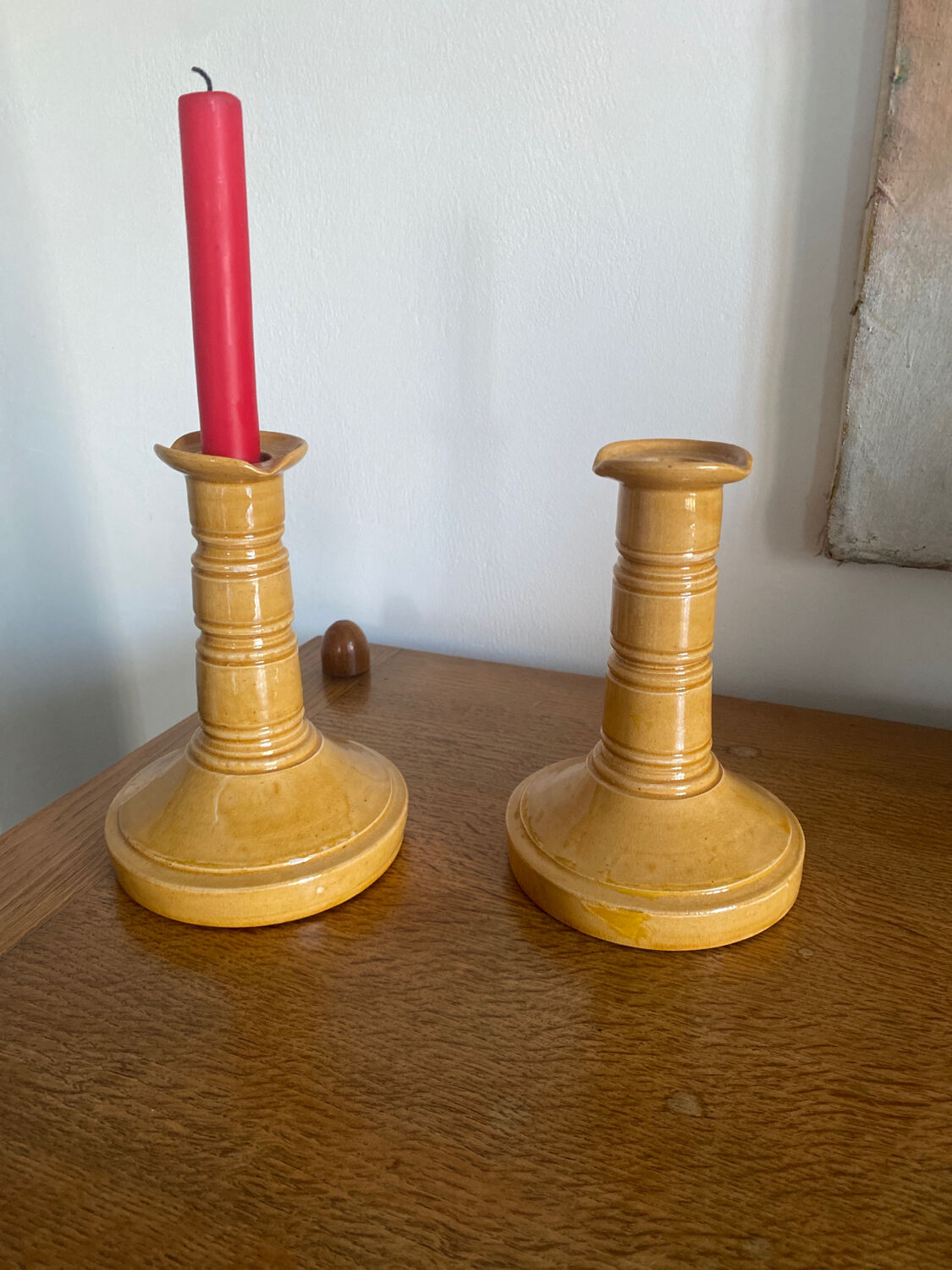 Pair of candle holders Pichon Uzes