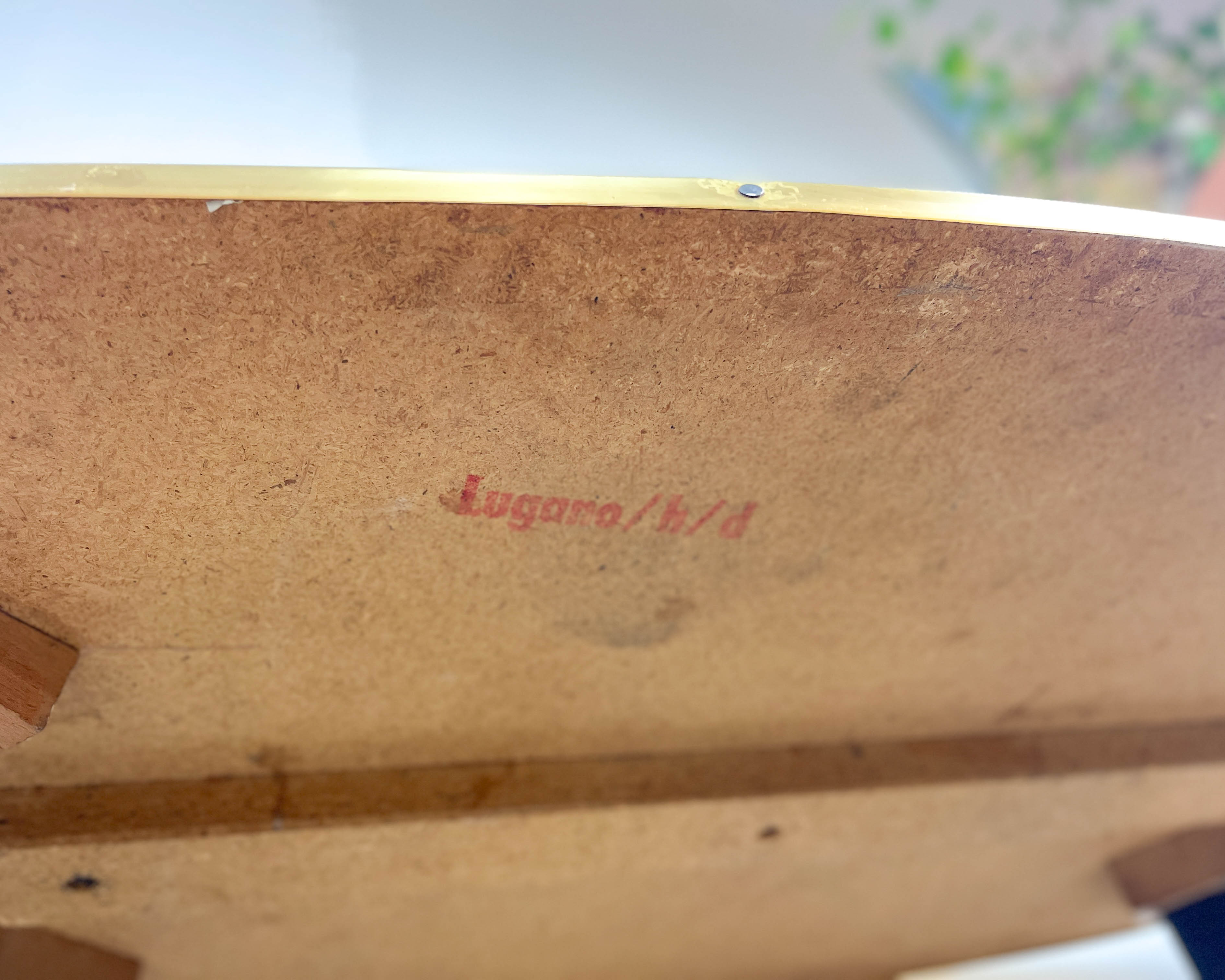 Vintage coffee table 1970 marble effect