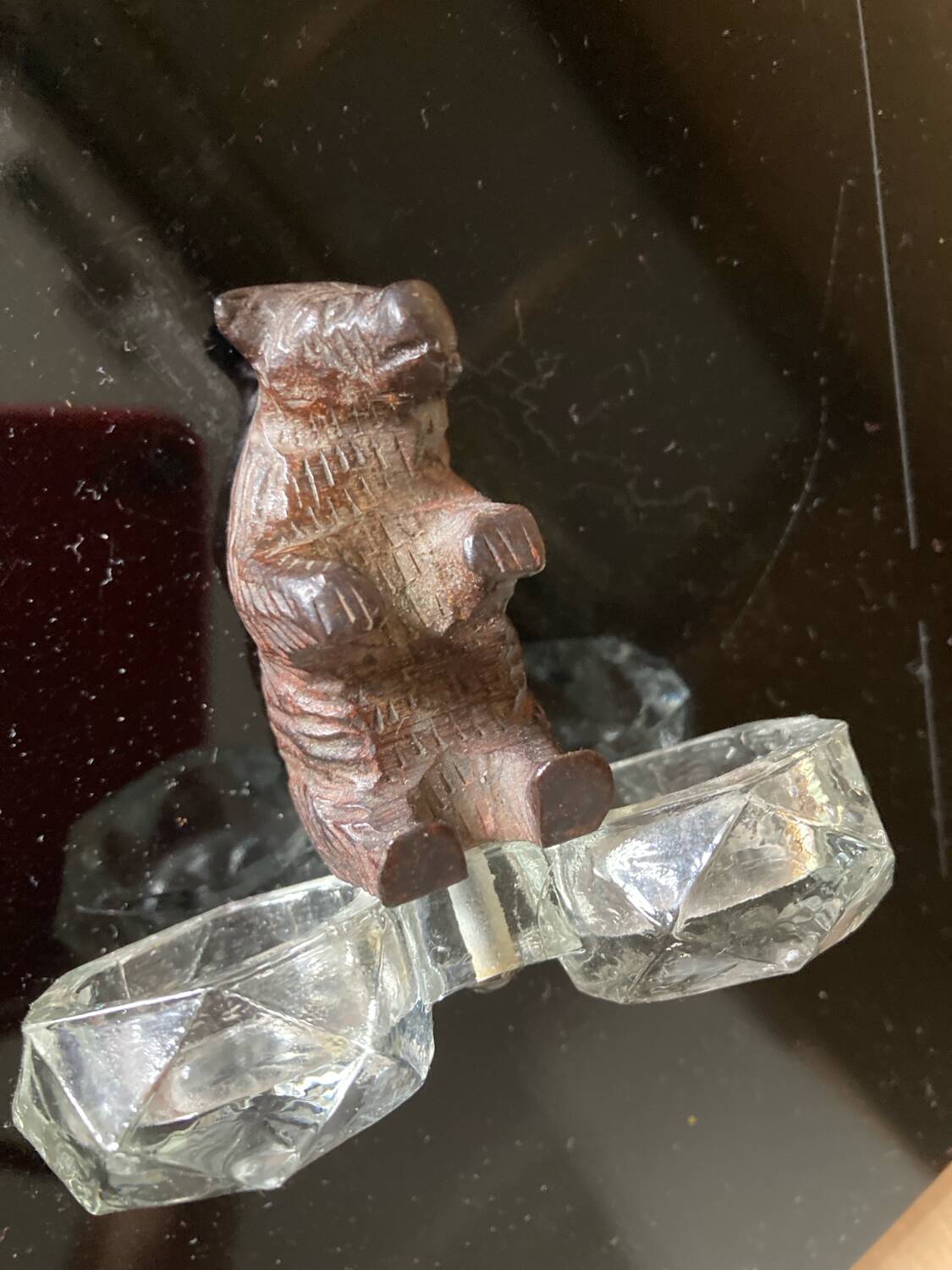 Salt and pepper little bear decoration