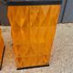 Set of 3 suspensions from the 70s in orange plastic diamond tips