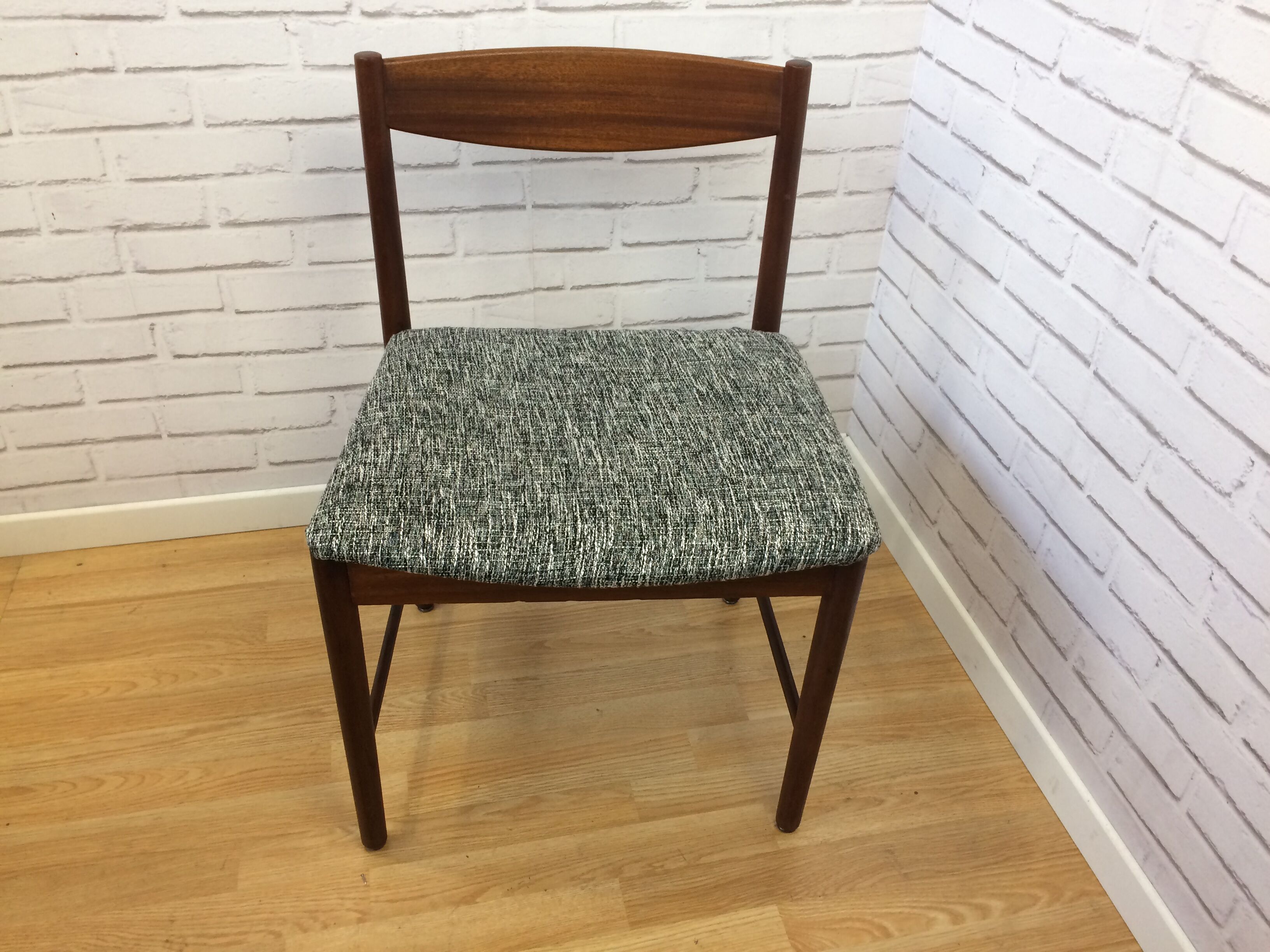Lot of 2 teak chairs by A.H. McIntosh No.9913