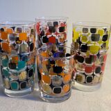 7 vintage glasses