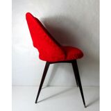 Pair of red mimpy chair vingage year 50 60