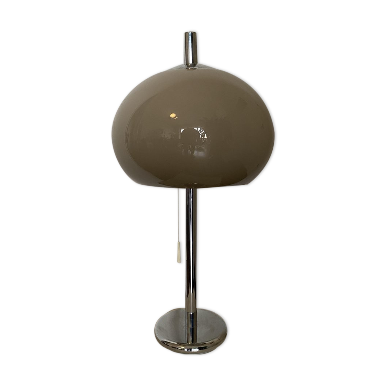 Guzzini Italy 1960s chrome-plated desk lamp