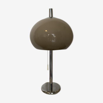 Lampe de bureau en chrome plaqué de Guzzini Italie 1960s