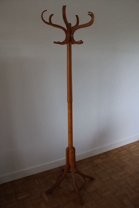Baumann clear parrot coat rack