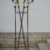 Roger Feraud "ground key" coat holder with 8 50s balls