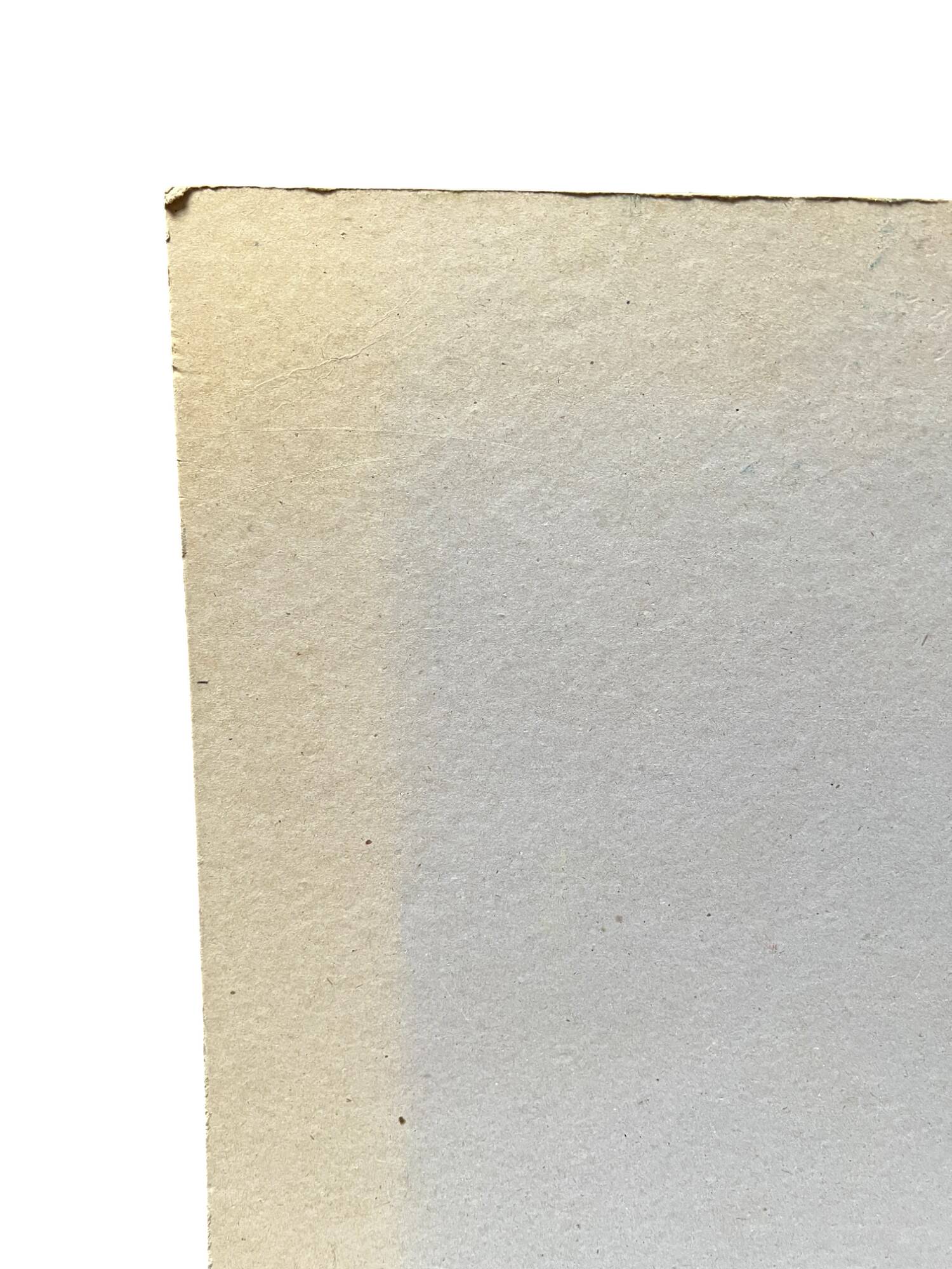Dessin contrecollé sur du carton