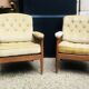 Pair of Scandinavian armchairs