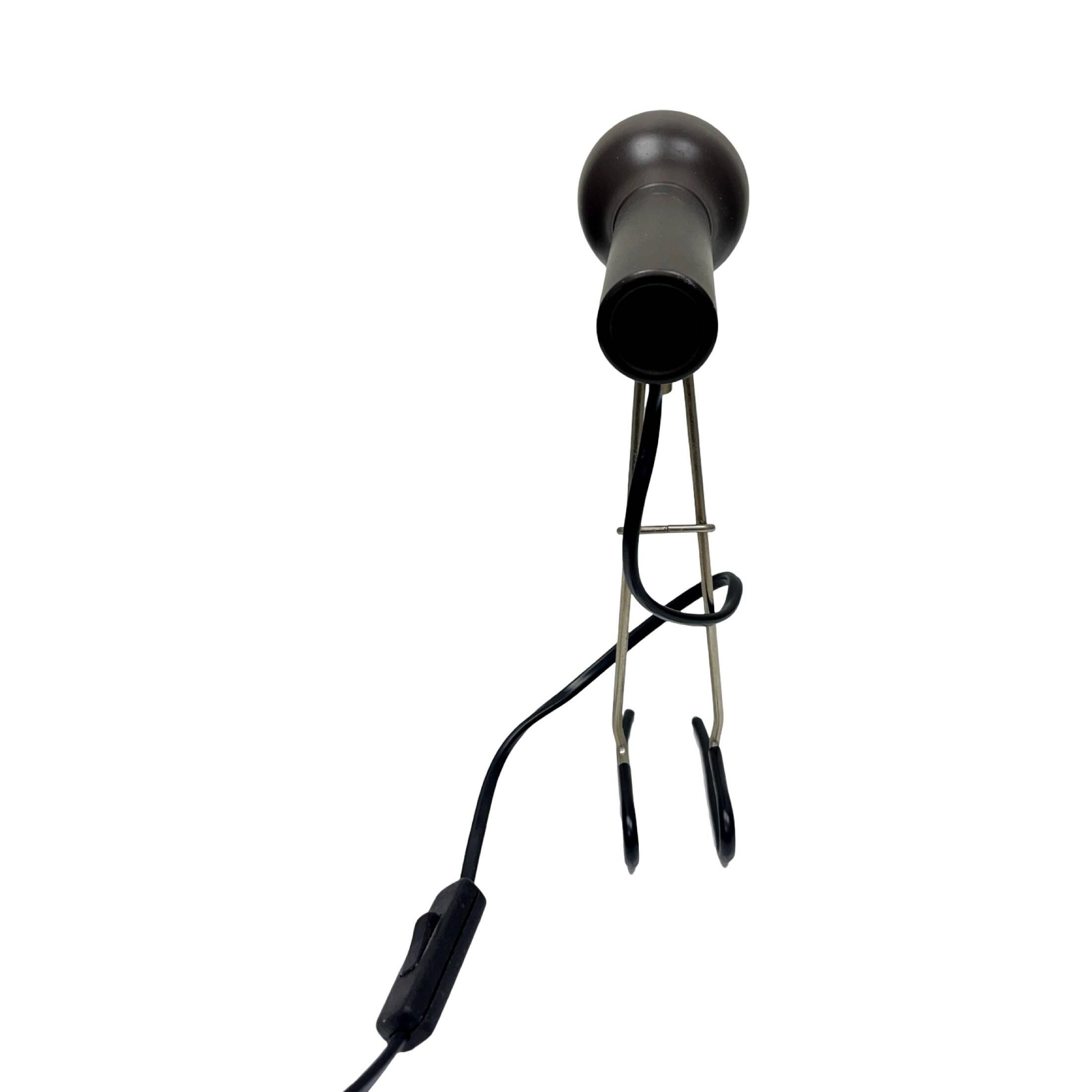 Lamp with clip VEB Narva 3140 1970s space age retro vintage GDR