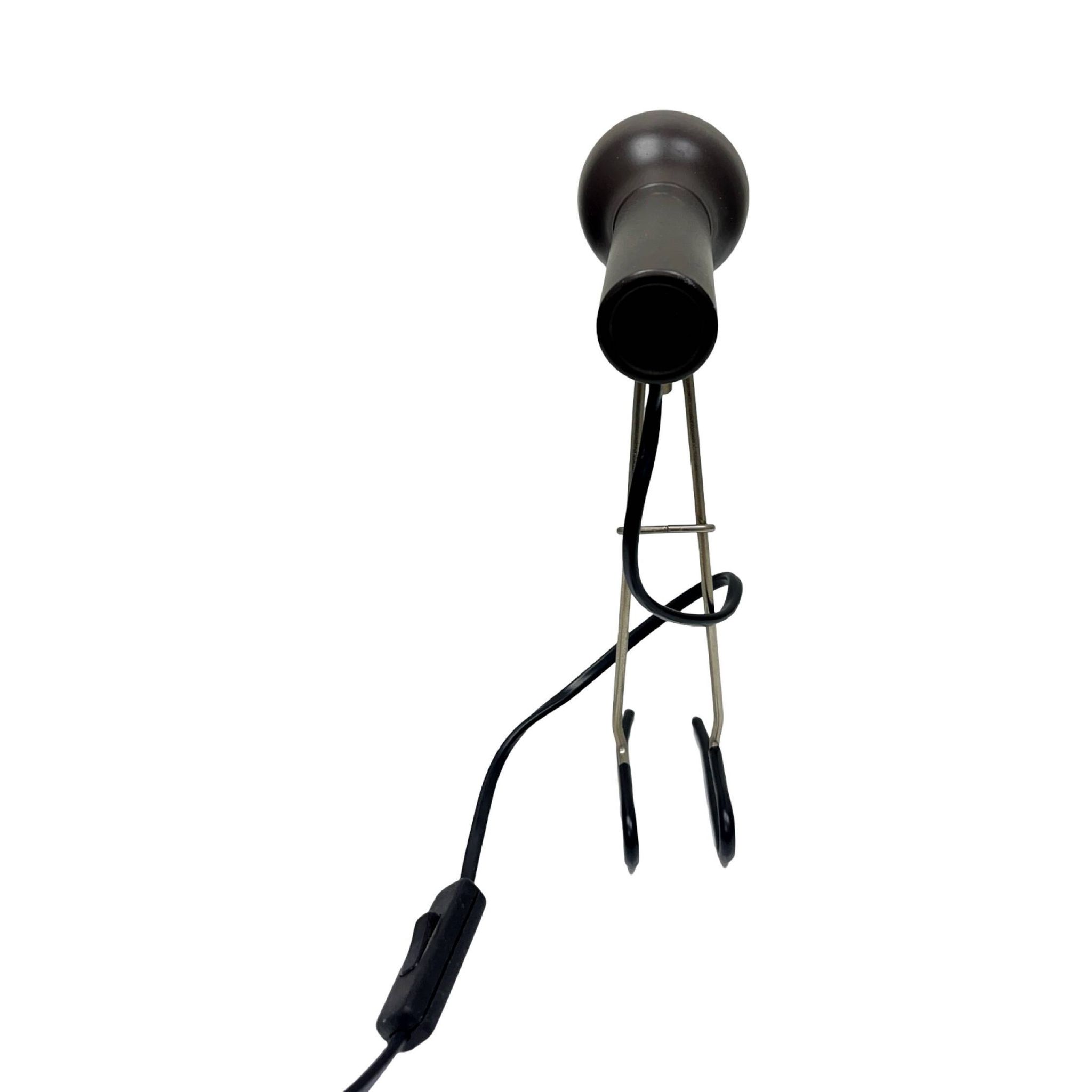 Lamp with clip VEB Narva 3140 1970s space age retro vintage GDR
