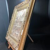 Painting on canvas, scene of life