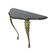 French Marble Console Ornate Brass Legs Baroque Style
