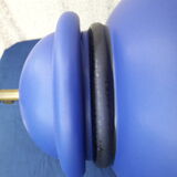 Pied de lampe bleu  H54 cm
