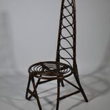 Chaise Haute en Bambou par Dirk Van Sliedrecht pour Rohe Noordwolde, 1950s