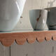 Popular art scalloped shelf
