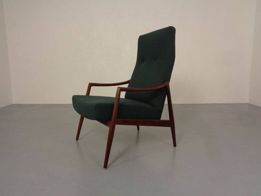 Organic Teak Armchair by Hartmut Lohmeyer for Wilkhahn, 1960s