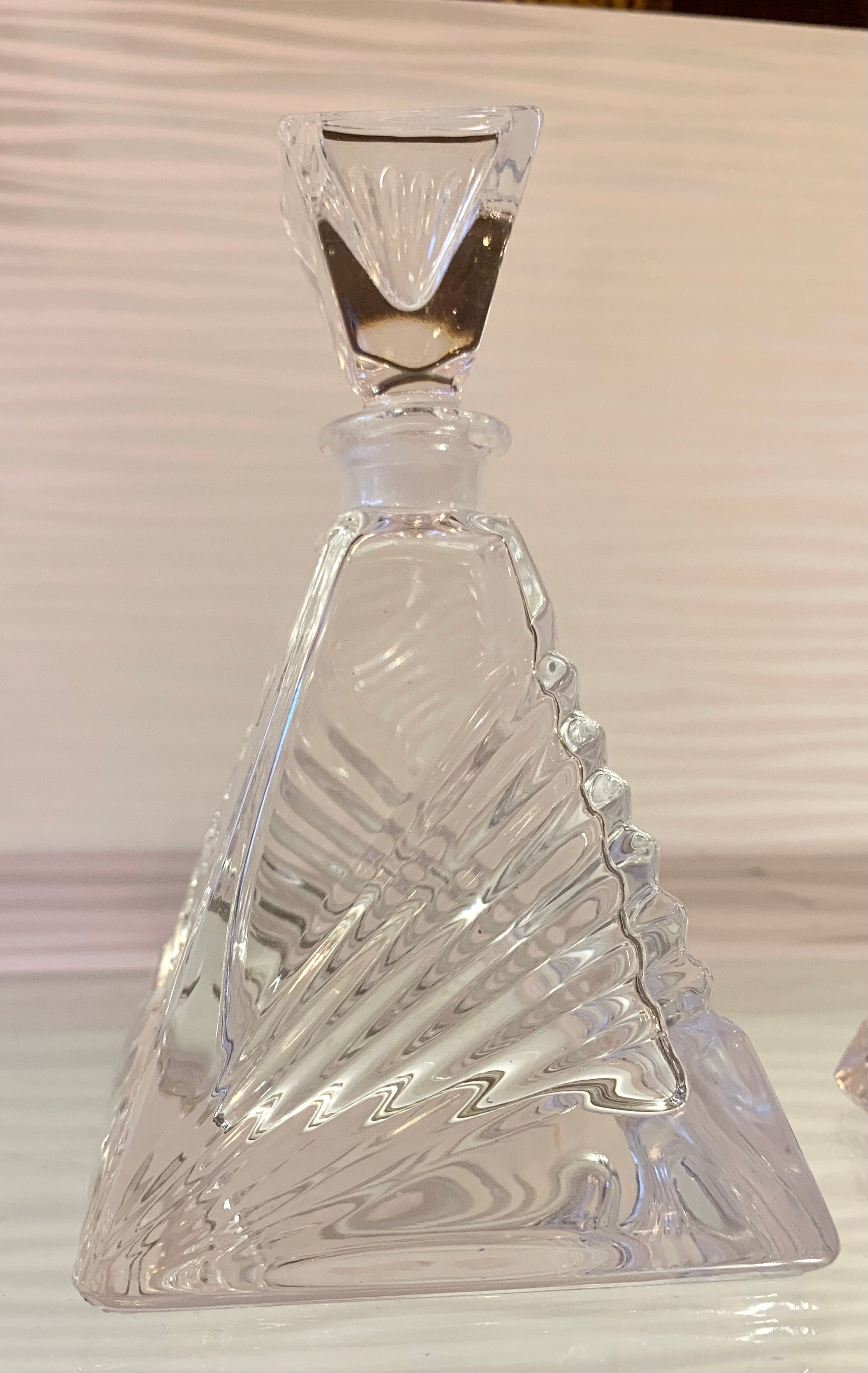 Trio RCR crystal perfume bottles