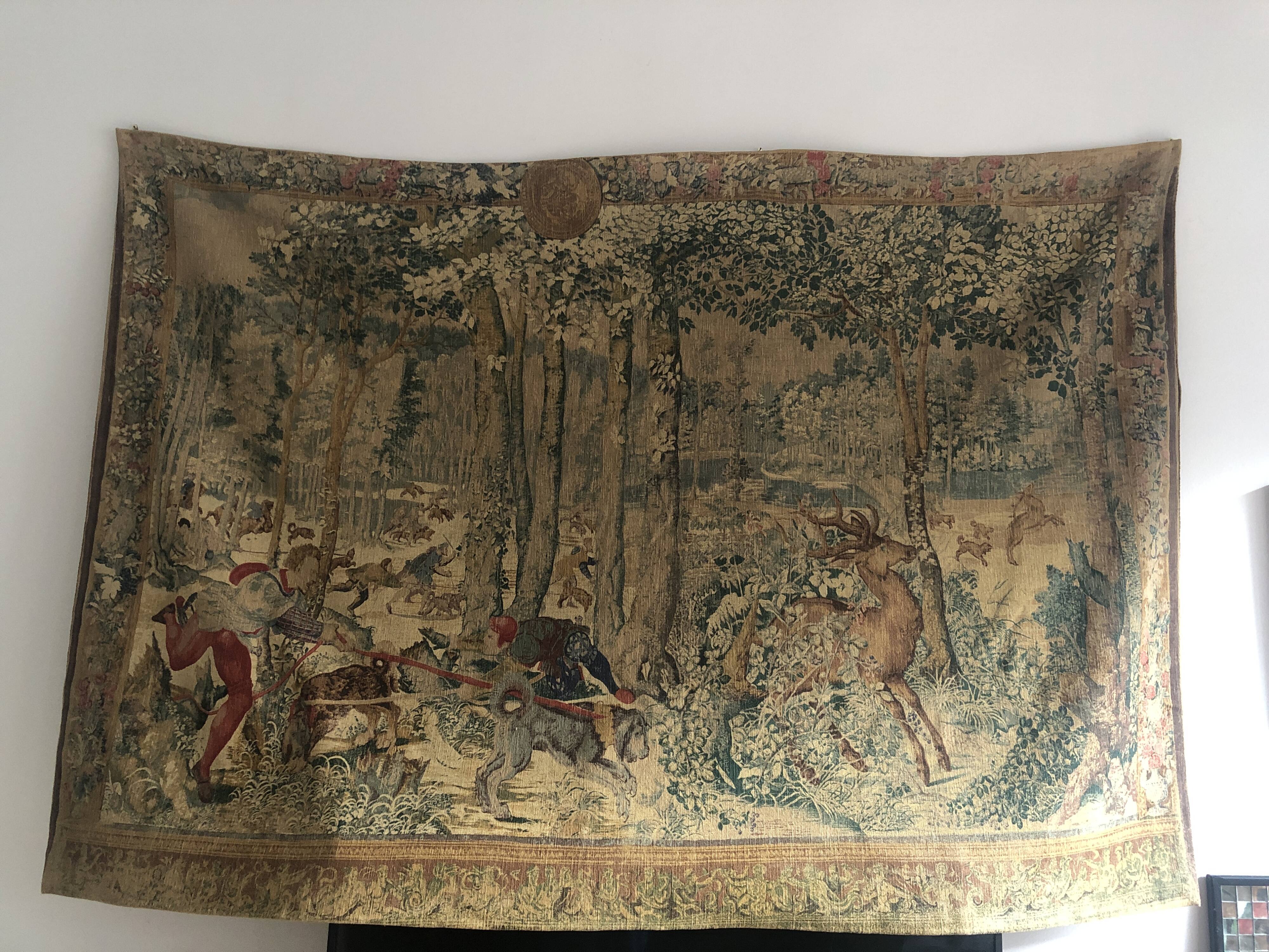 Wall tapestry from the early 16th century.