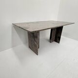 Mid-century modern granite dining table , 1970s