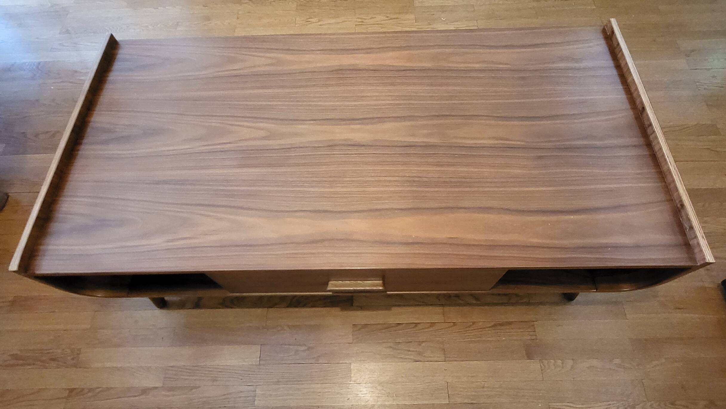 Miliboo walnut coffee table