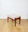 Edmund Homa stool beige boucle seat - dark legs