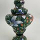 Ceramic earthenware vase H.Becquet Quaregnon master style