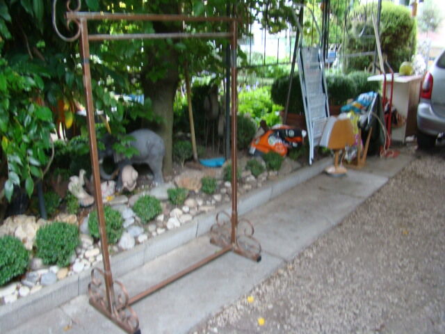 Wrought iron cloakroom