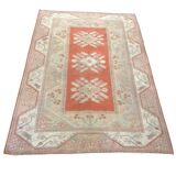 Oushak Handmade Floral Carpet