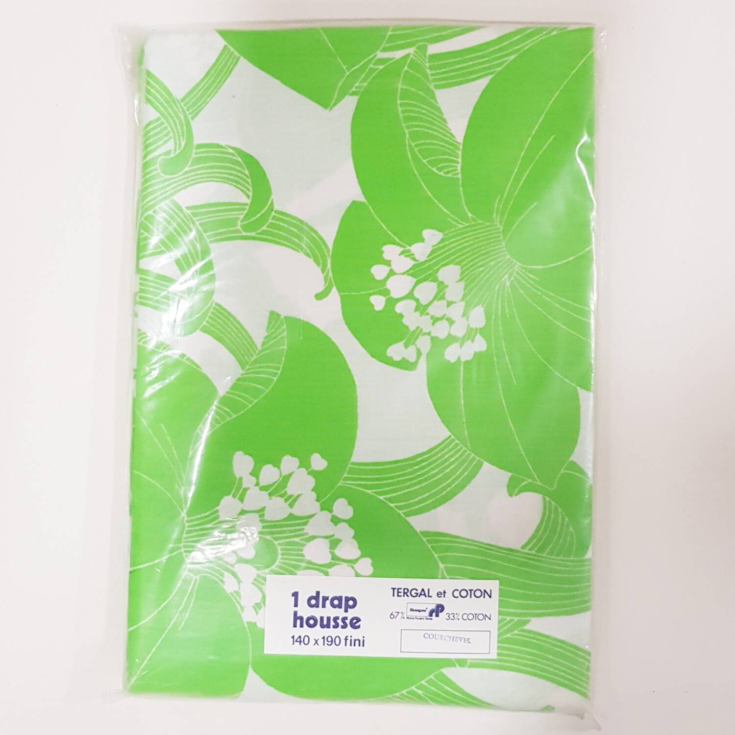 Ensemble de draps doubles des années 1970