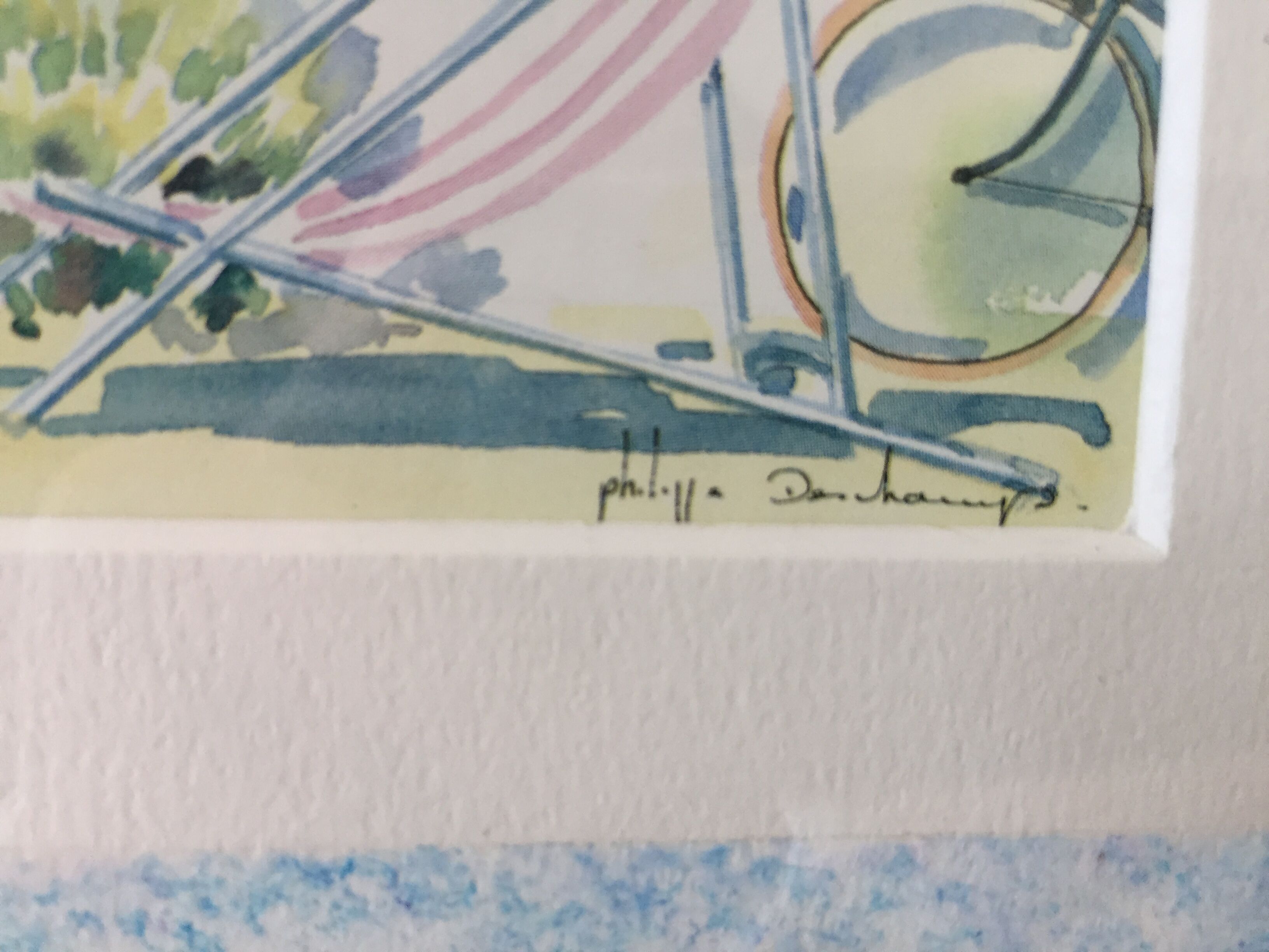 Painting by Philippe Deschamps