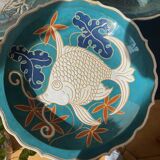 Set of ceramic wall plates