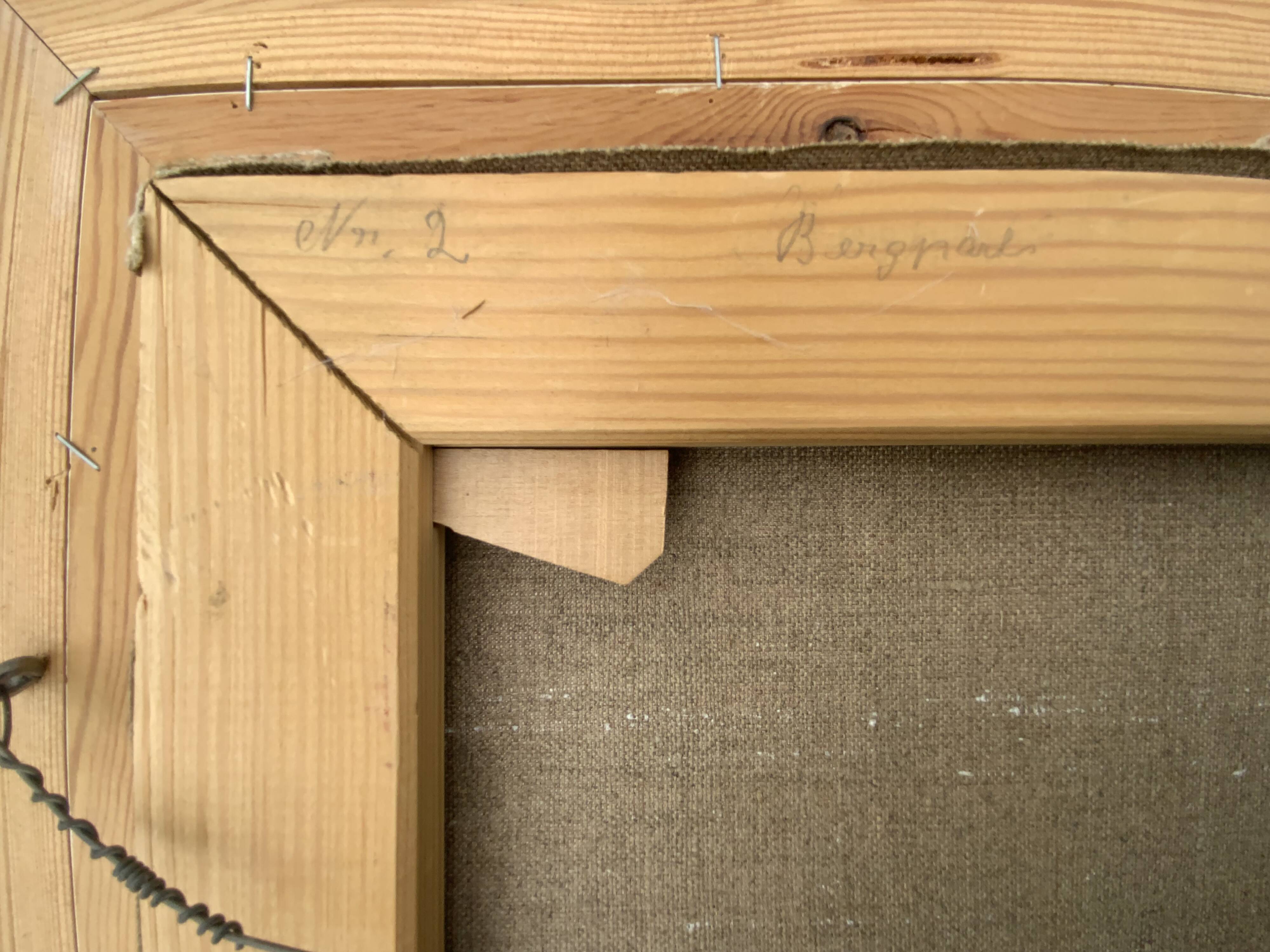 Vintage Oil on Canvas signed Modernist Gustav Adolf Johansson 1972