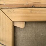 Vintage Oil on Canvas signed Modernist Gustav Adolf Johansson 1972