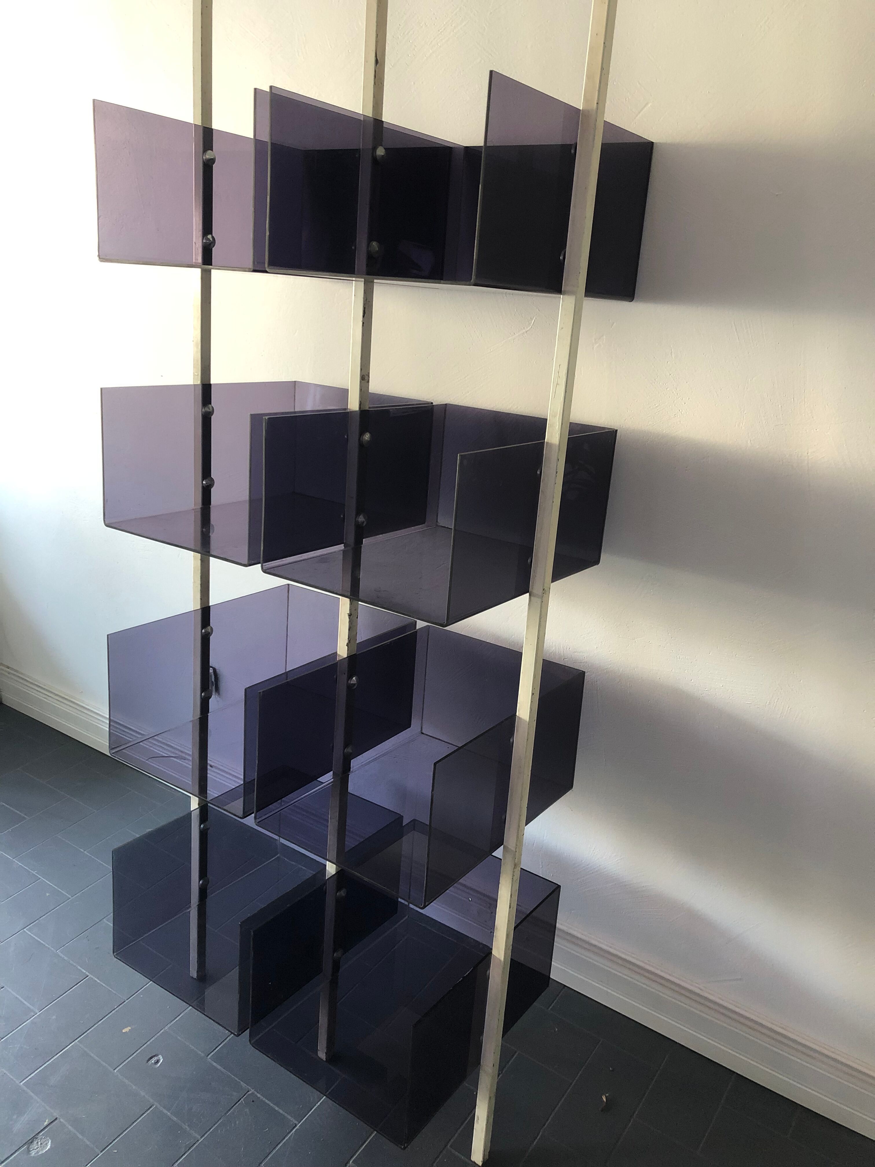 Plexiglass shelves