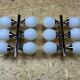 2x 60s 70s 6-bulb Sputnik wall lights by Kaiser Leuchten opal glass